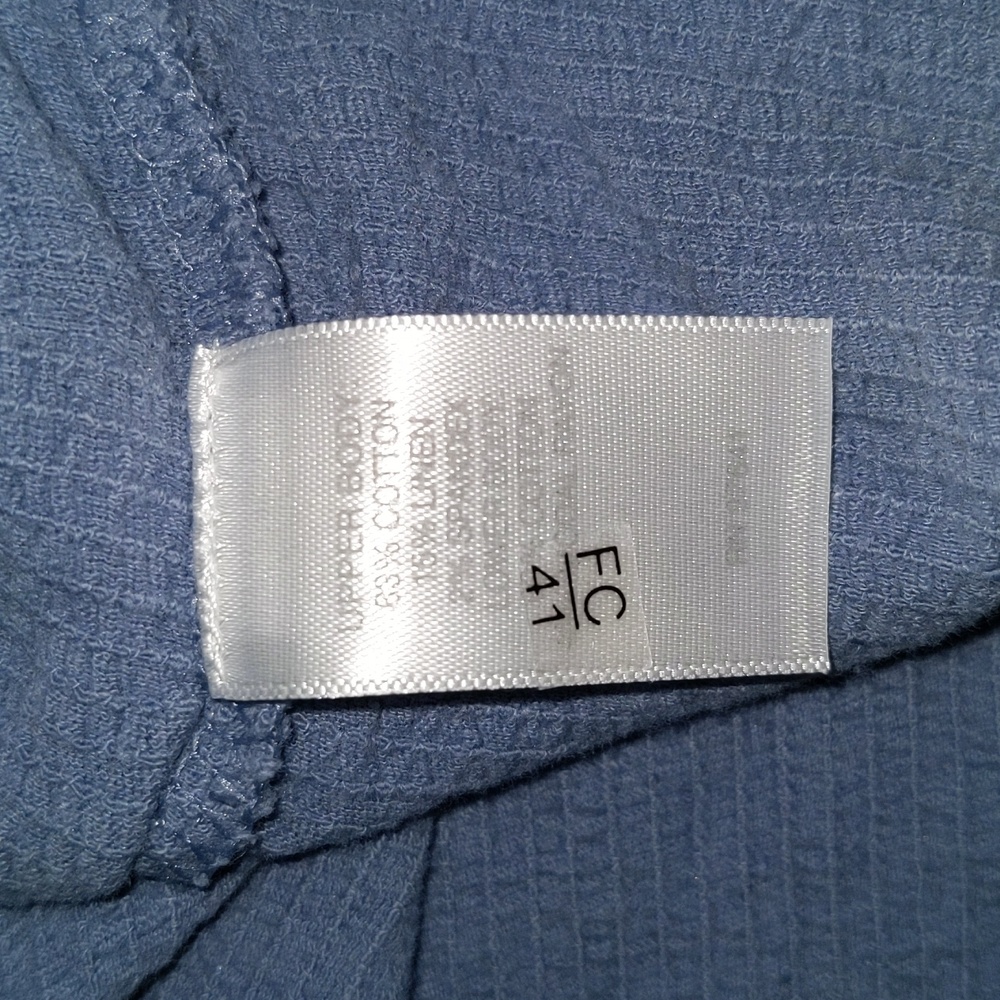 Pure Jill Women's Size L Petite Cotton Linen Blend Lagen Layered Look Top - Picture 10 of 10